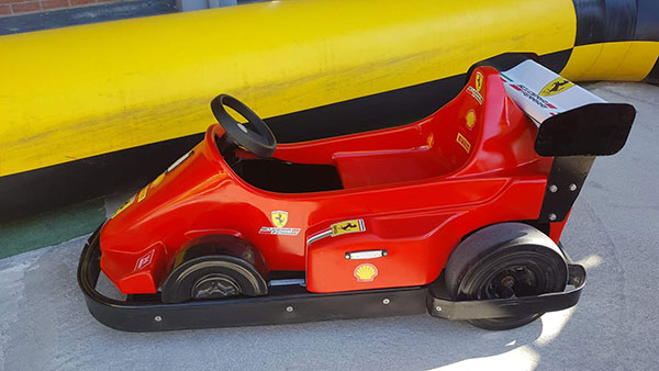 Φουσκωτή πίστα cart τύπου Ferrari